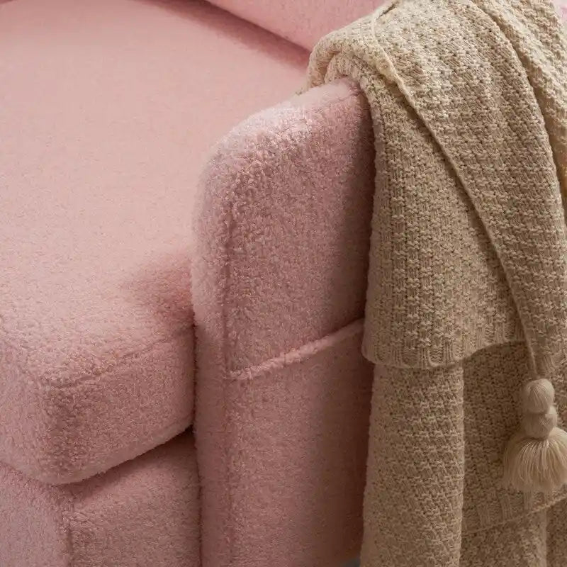 Fauteuil d'appoint en lin capitonné