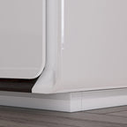 Table de chevet LED moderne laquée brillante, table d'appoint, table de nuit