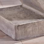 Table d'appoint d'extérieur Max en béton léger de Christopher Knight Home