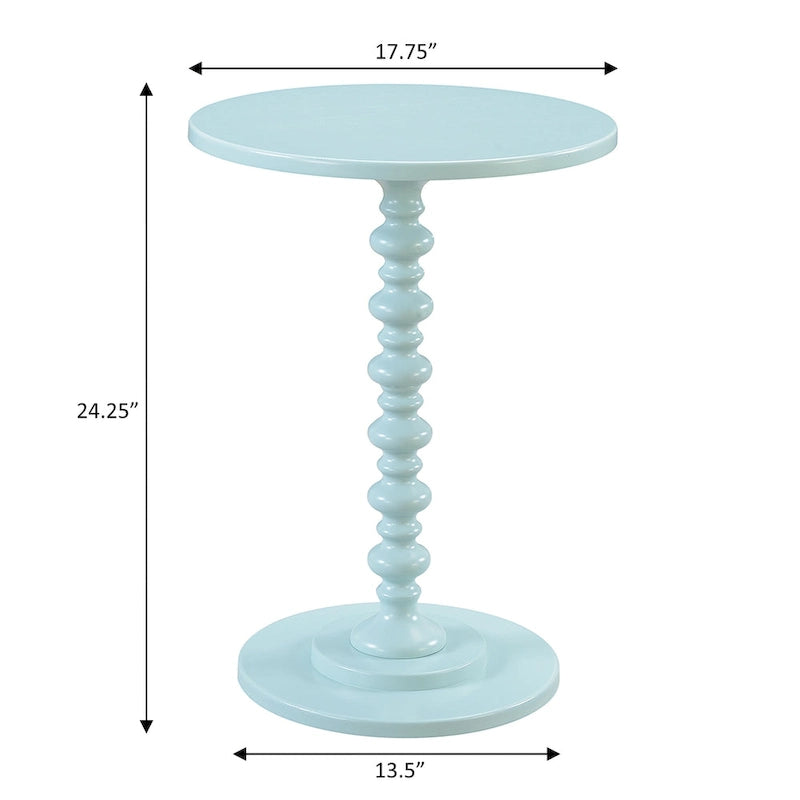 Table ronde à fuseaux Palm Beach de Convenience Concepts