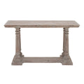 Wooden Console Table with Distressed Accents - Light Brown - Roche River Decor - 18  Wx52  Lx30  H