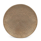 Table d'appoint tambour en aluminium style bohème, fabriquée à la main par Christopher Knight Home - 15,00 L x 15,00 l x 17,50 H