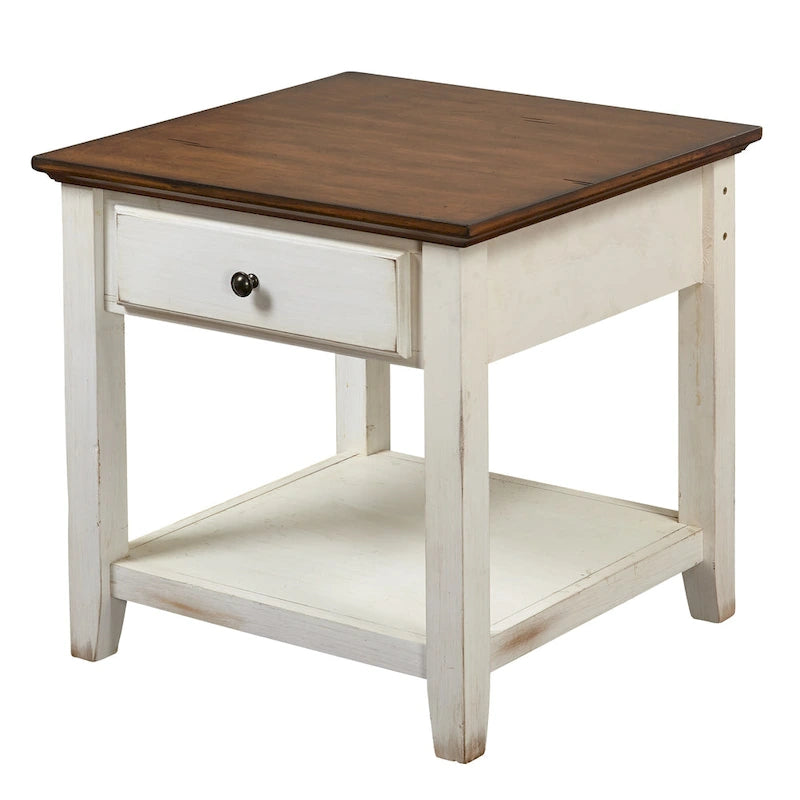 Table d'appoint Simple Living Charleston - 61 cm (H) x 60,3 cm (L) x 60,3 cm (P)