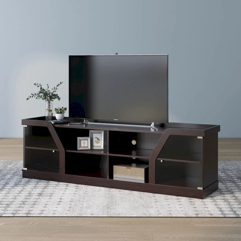 Meuble TV DH BASIC Modern Espresso 71 de large par Denhour