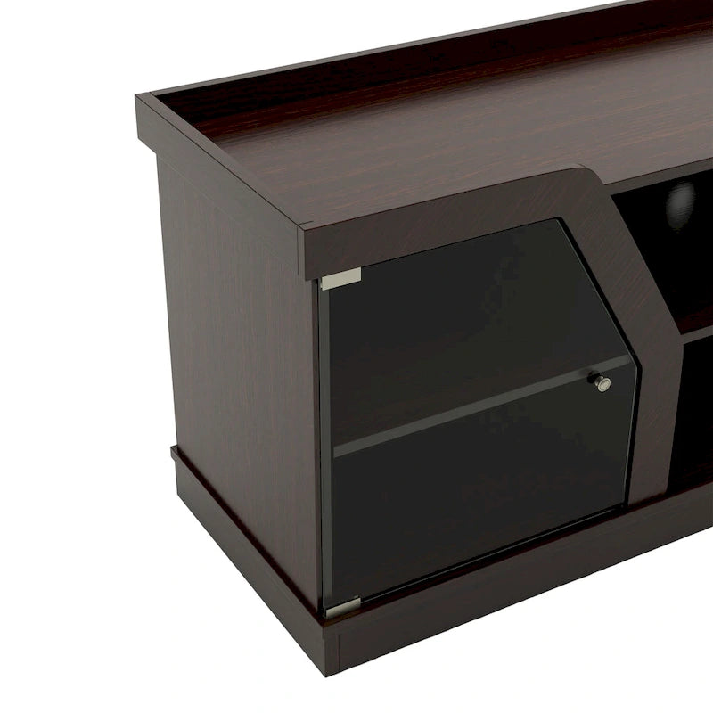 Meuble TV DH BASIC Modern Espresso 71 de large par Denhour