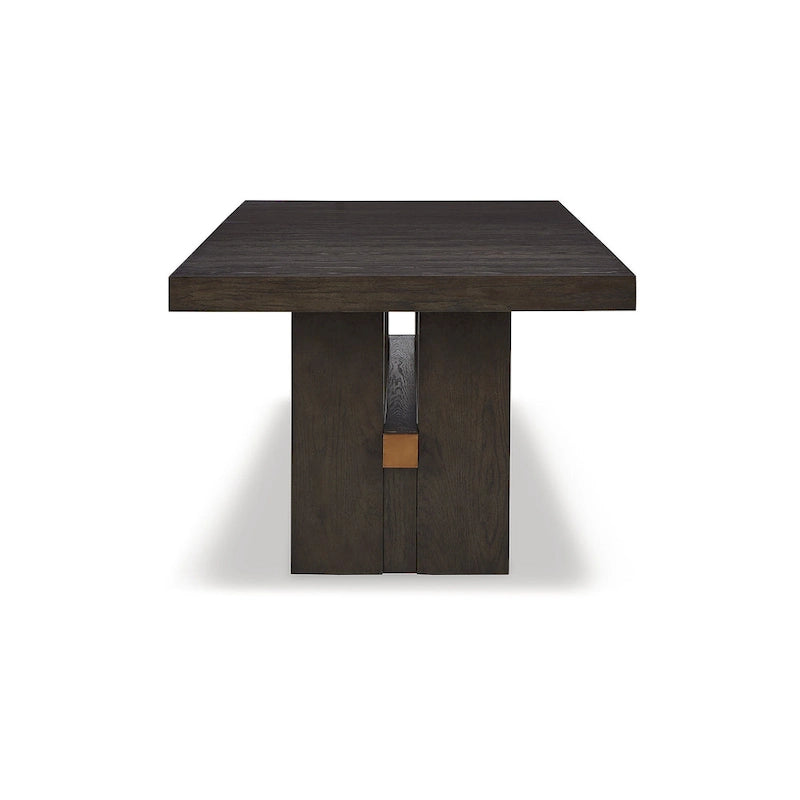 Ensemble de salle à manger 10 pièces marron foncé Signature Design by Ashley Burkhaus