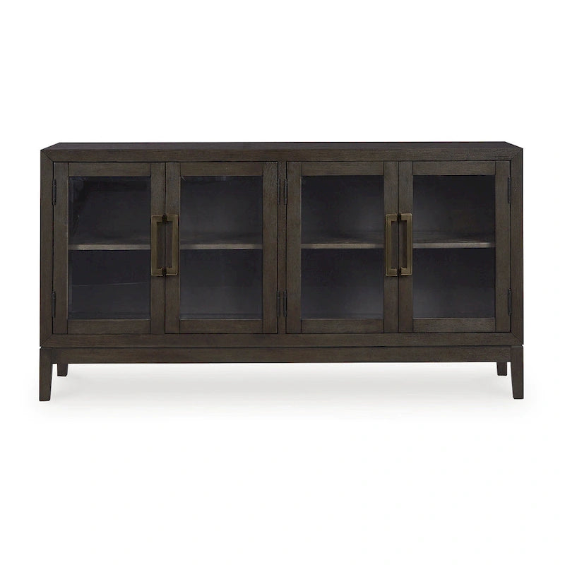 Ensemble de salle à manger 10 pièces marron foncé Signature Design by Ashley Burkhaus