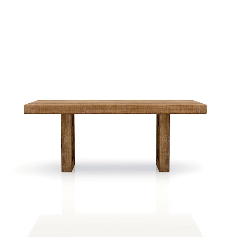 Table de salle à manger rustique Anaisha en bois massif de 173 cm (68 pouces) de Furniture of America