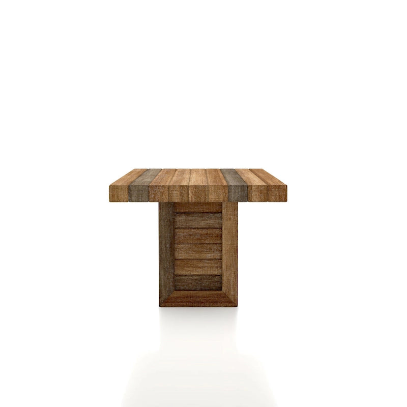 Table de salle à manger rustique Anaisha en bois massif de 173 cm (68 pouces) de Furniture of America