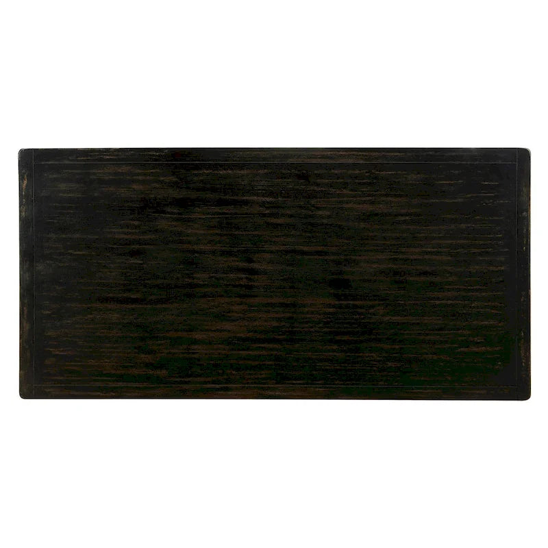 Table de salle à manger haute de comptoir Tays Rustic Black de 60 pouces de Furniture of America