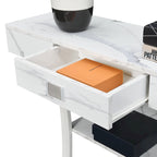 Console Newport Harri à 1 tiroir avec étagères de Convenience Concepts