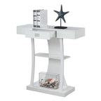 Console Newport Harri à 1 tiroir avec étagères de Convenience Concepts