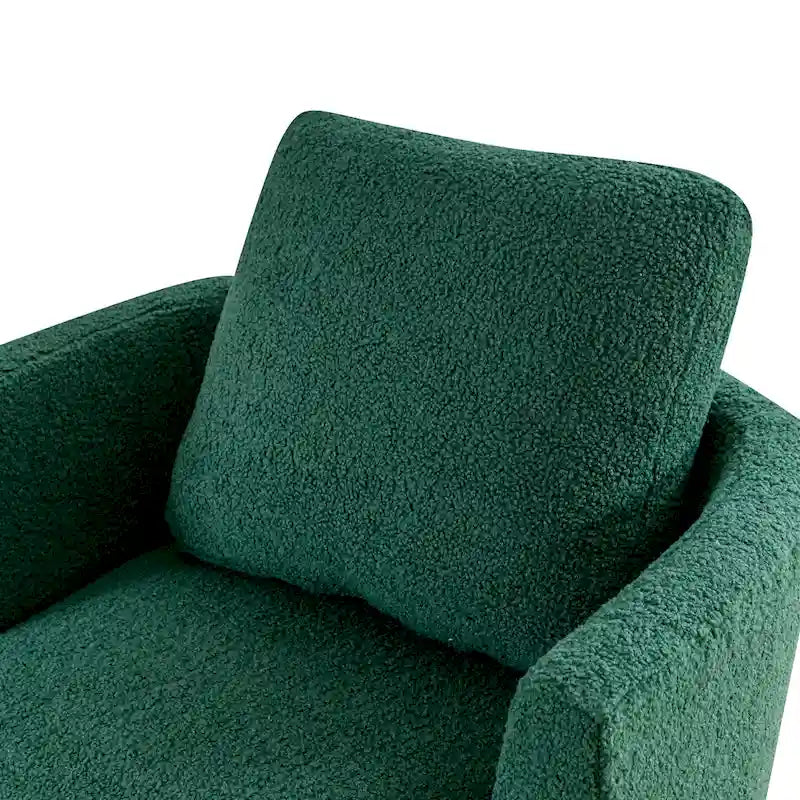 Modern Upholstered Swivel Barrel Chair(Set Of 2)