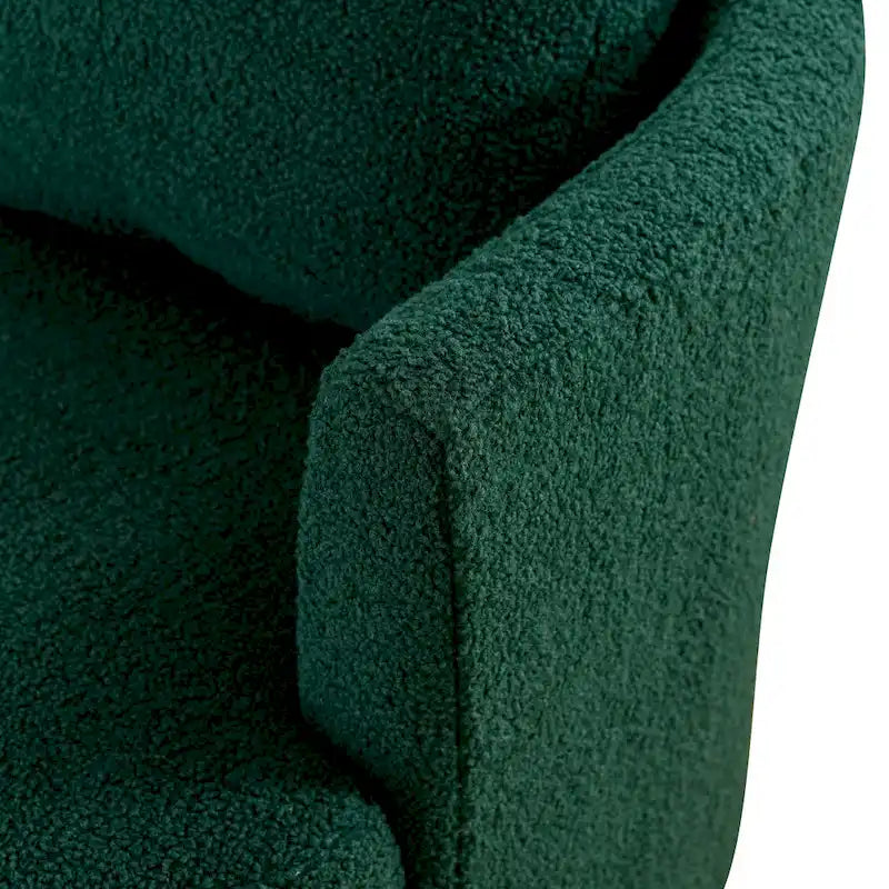 Modern Upholstered Swivel Barrel Chair(Set Of 2)