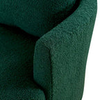 Modern Upholstered Swivel Barrel Chair(Set Of 2)