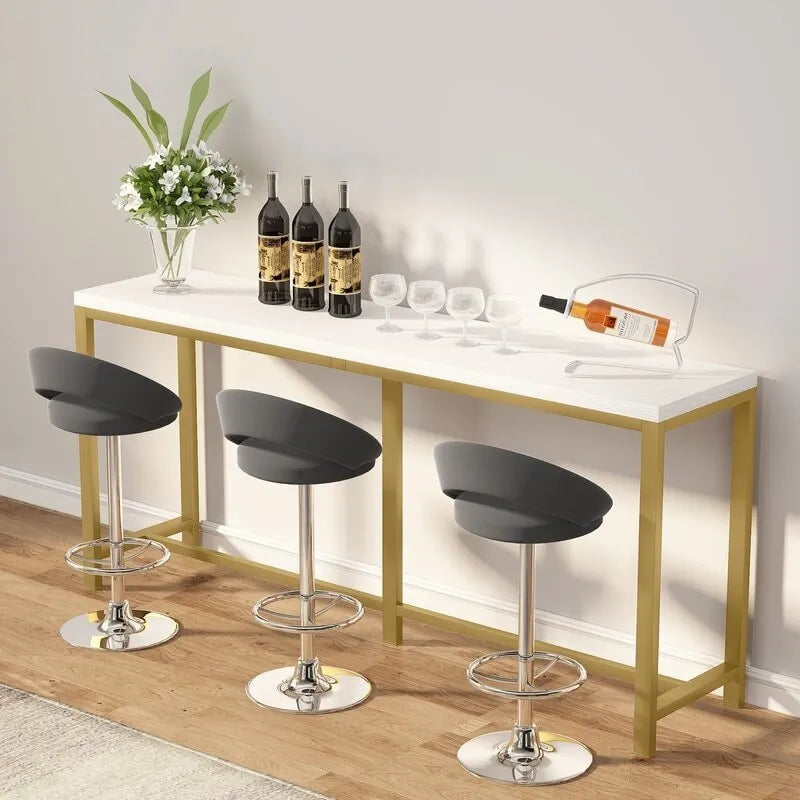 Table console extra longue de 180 cm (70,9 pouces), à placer derrière un canapé ou à utiliser comme table d'entrée ou table de bar.