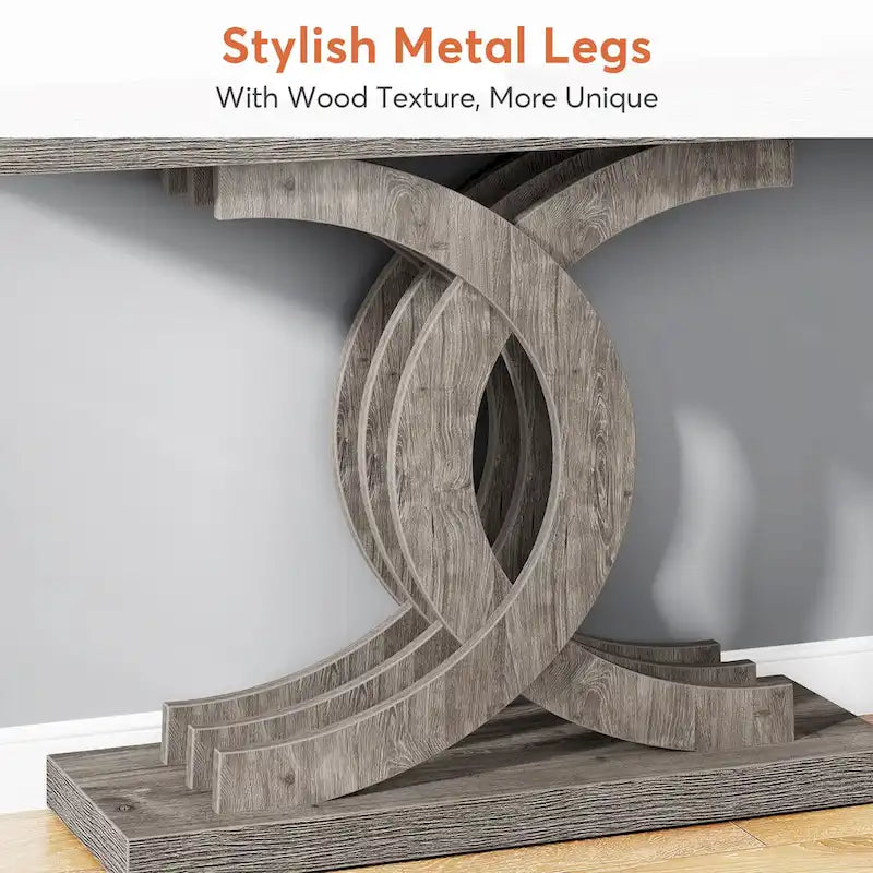 Console, table d'entrée avec pieds géométriques, table basse - 30 cm P x 100 cm L x 80 cm H