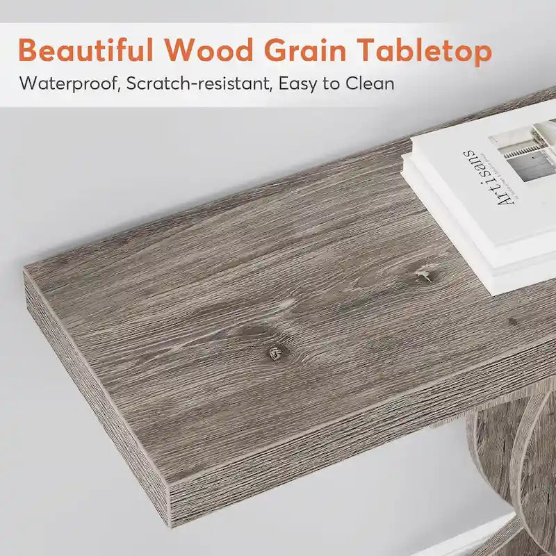 Console, table d'entrée avec pieds géométriques, table basse - 30 cm P x 100 cm L x 80 cm H