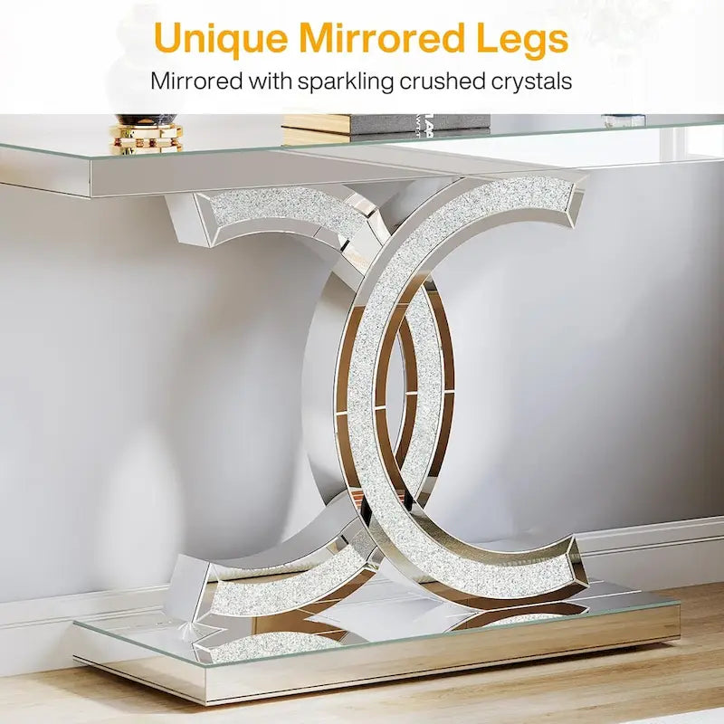 Console, table d'entrée avec pieds géométriques, table basse - 30 cm P x 100 cm L x 80 cm H