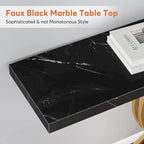 Console, table d'entrée avec pieds géométriques, table basse - 30 cm P x 100 cm L x 80 cm H