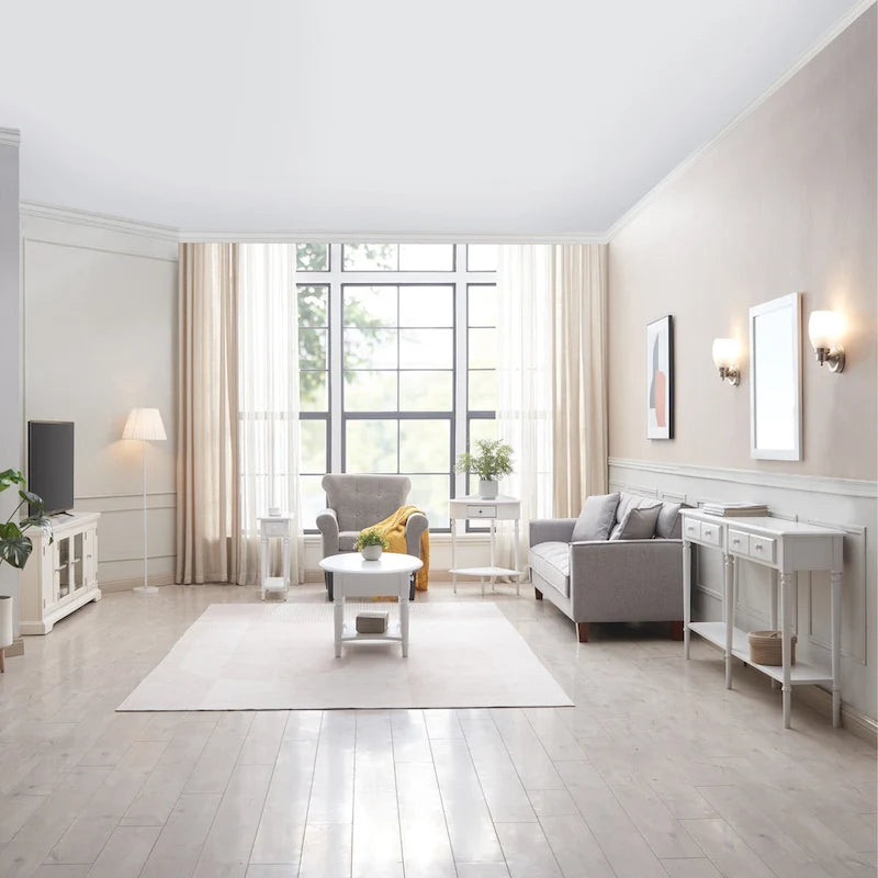 Table d'appoint en bois style bord de mer