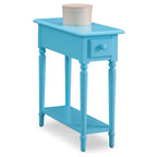 Table d'appoint en bois style bord de mer