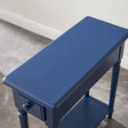 Table d'appoint en bois style bord de mer