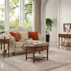 Table d'appoint en bois style bord de mer