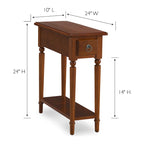 Table d'appoint en bois style bord de mer