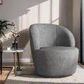 Fauteuil pivotant rond confortable pour salon