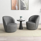 Fauteuil pivotant rond confortable pour salon