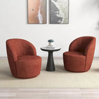 Fauteuil pivotant rond confortable pour salon