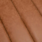 Fauteuil pivotant SEYNAR style milieu du siècle, en cuir PU capitonné, forme tonneau.