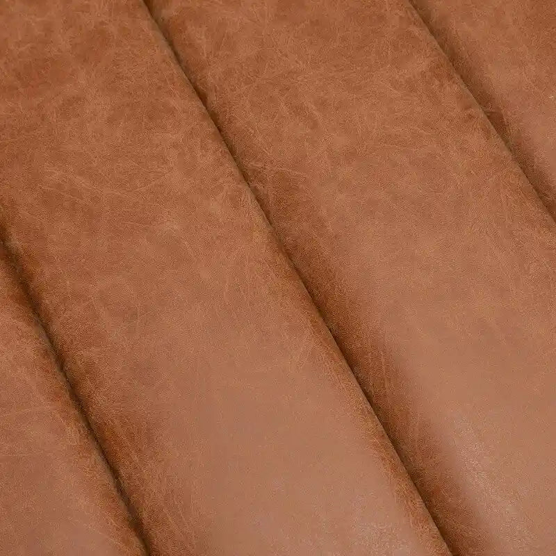 Fauteuil pivotant SEYNAR style milieu du siècle, en cuir PU capitonné, forme tonneau.