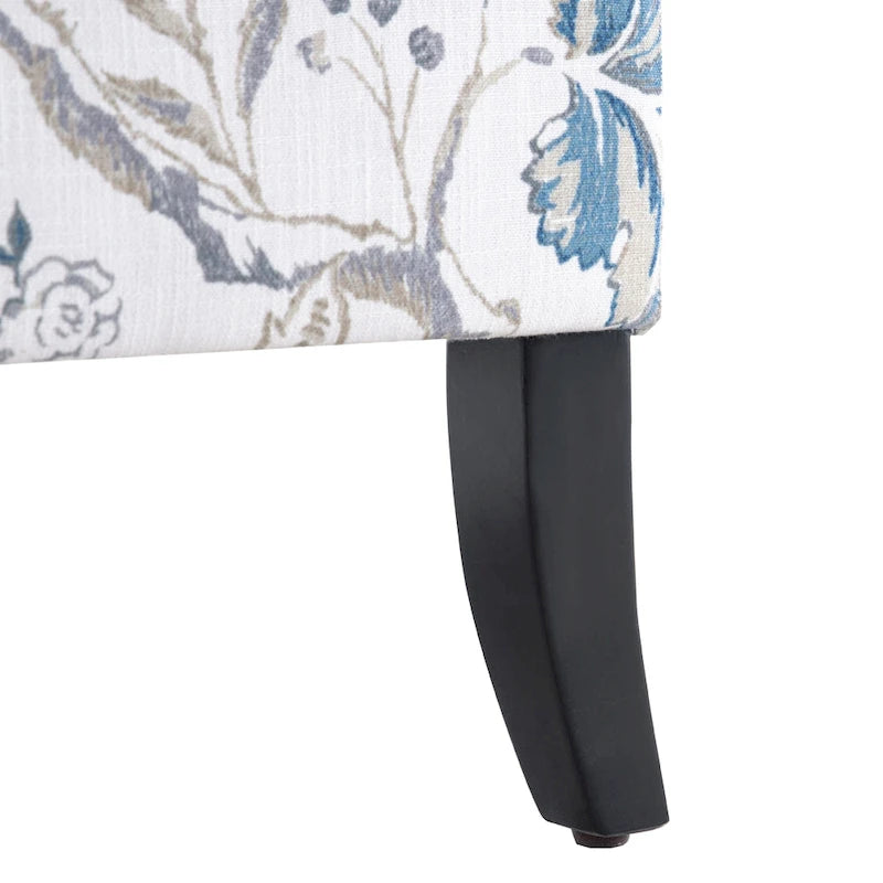 Fauteuils d'appoint avec garniture cloutée, ensemble de 2