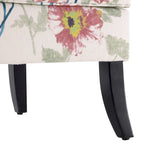 Fauteuils d'appoint avec garniture cloutée, ensemble de 2