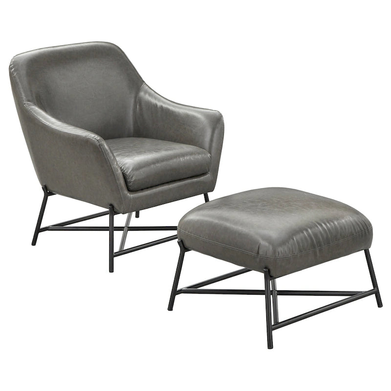 angelo:ACCUEIL Fauteuil Corin avec repose-pieds