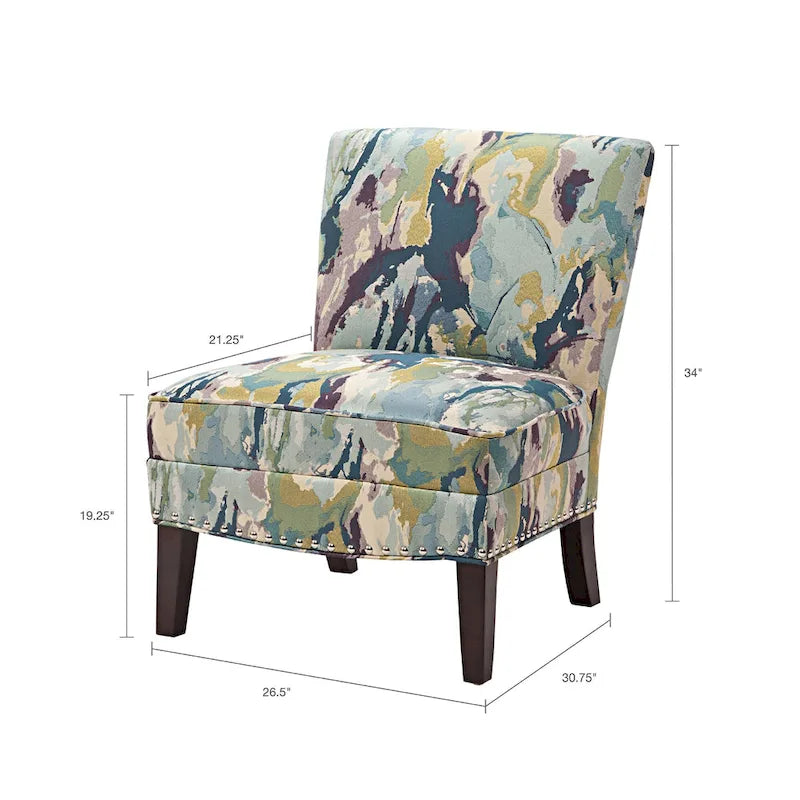 Fauteuil d'appoint sans accoudoirs Madison Park Alex Artistic Print