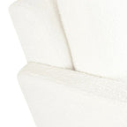 Fauteuil d'appoint moderne HomePop à structure en bois