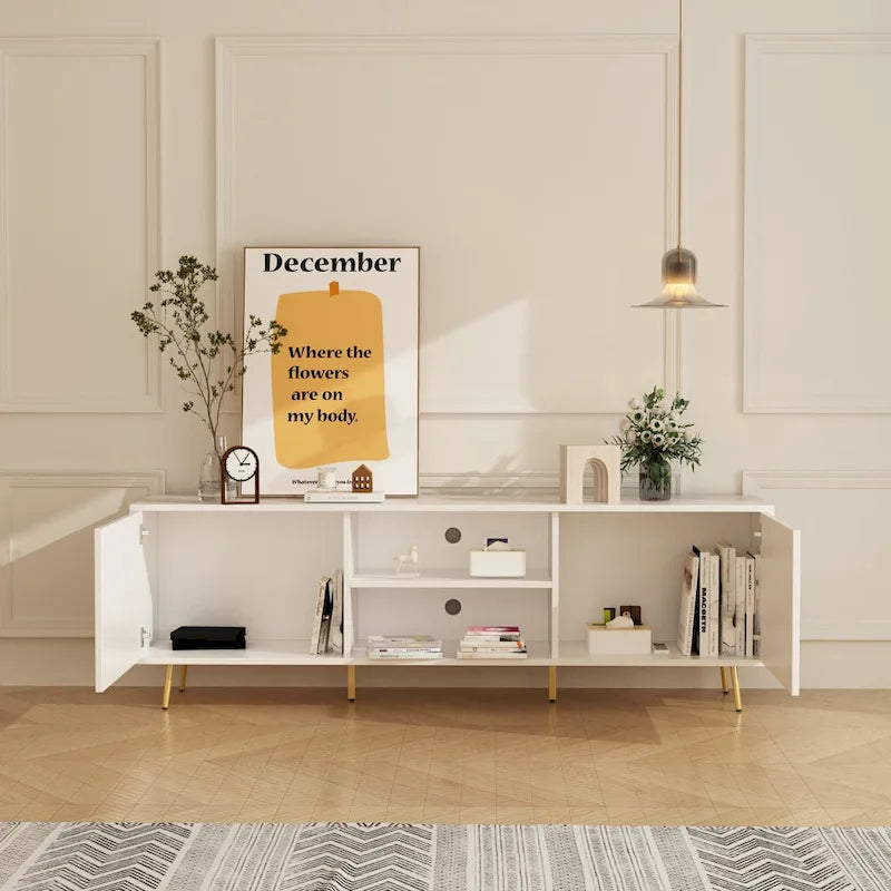 Meuble TV avec 2 portes