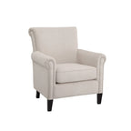 Roseanne Upholstered Accent Armchair with Silver Nailhead Trim