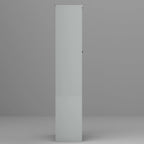 Buffet-bibliothèque combiné 78,7 cm avec étagère en verre et vitrine