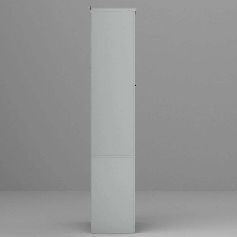 Buffet-bibliothèque combiné 78,7 cm avec étagère en verre et vitrine