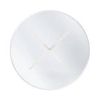 Table de salle à manger ronde en verre à piètement en X Allard (table seule)