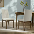 510 Design Everly Upholstered Channel-back Dining Chair Set of 2