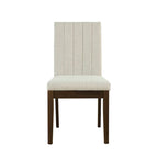 Ensemble de 2 chaises de salle à manger rembourrées Everly de 510 Design, à dossier capitonné