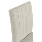 Ensemble de 2 chaises de salle à manger rembourrées Everly de 510 Design, à dossier capitonné