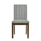 Ensemble de 2 chaises de salle à manger rembourrées Everly de 510 Design, à dossier capitonné