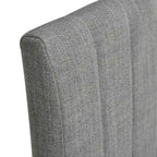 Ensemble de 2 chaises de salle à manger rembourrées Everly de 510 Design, à dossier capitonné