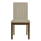 Ensemble de 2 chaises de salle à manger rembourrées Everly de 510 Design, à dossier capitonné